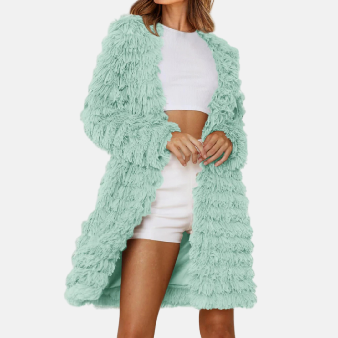 Cozy Oversized Open Front Cardigan Sweater