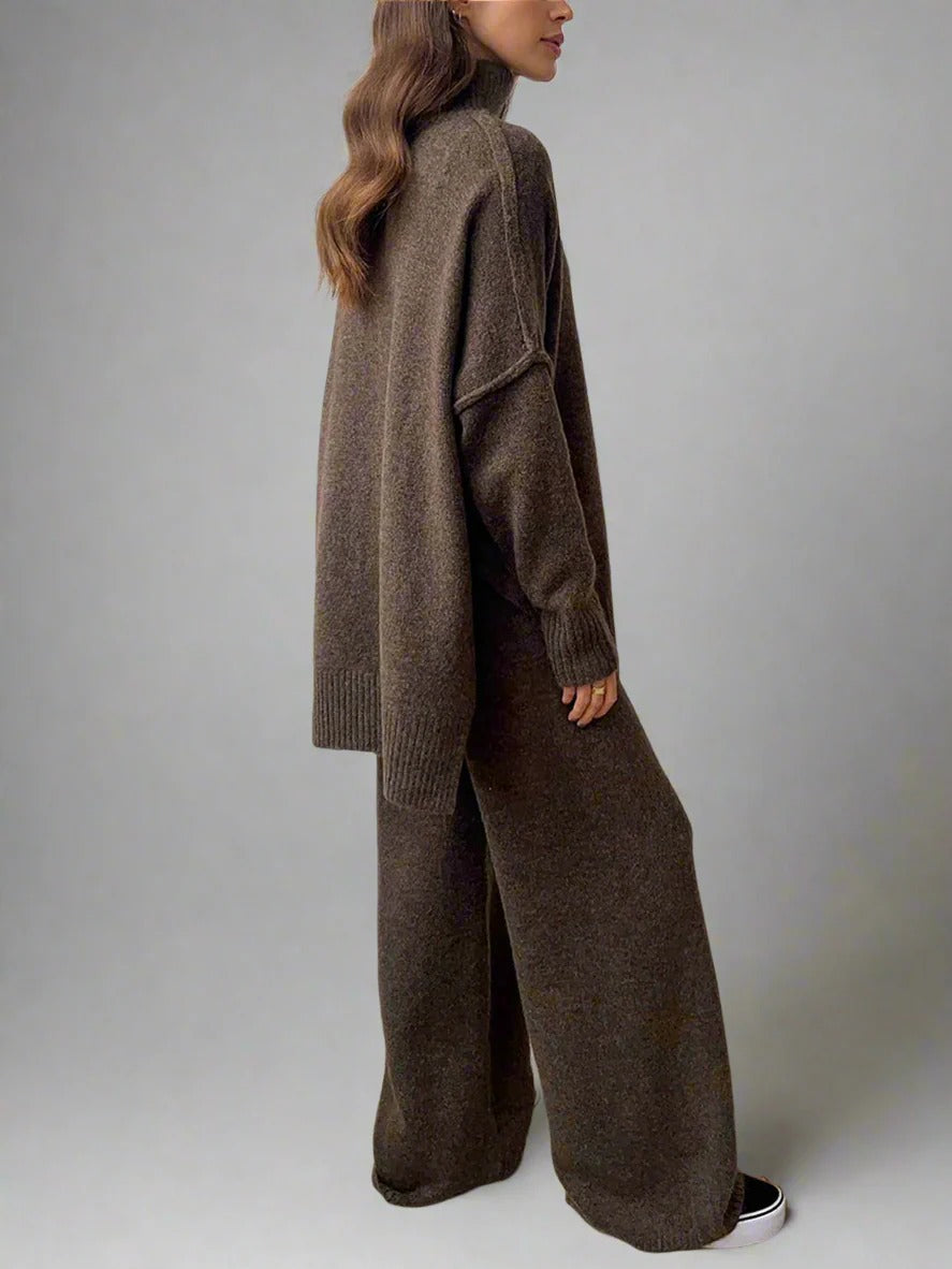 Cozy Women's Knit Sweater Set