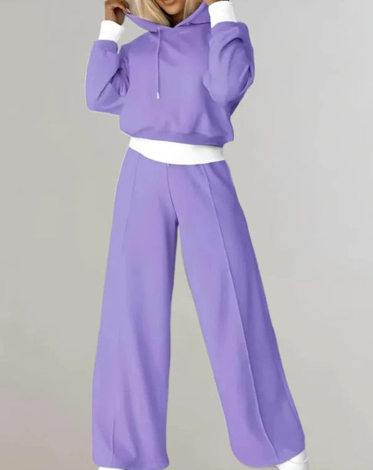 Soft Casual Sweatsuit - Fleece Hoodie - Comfy Jogger Pants - OutfitLondon