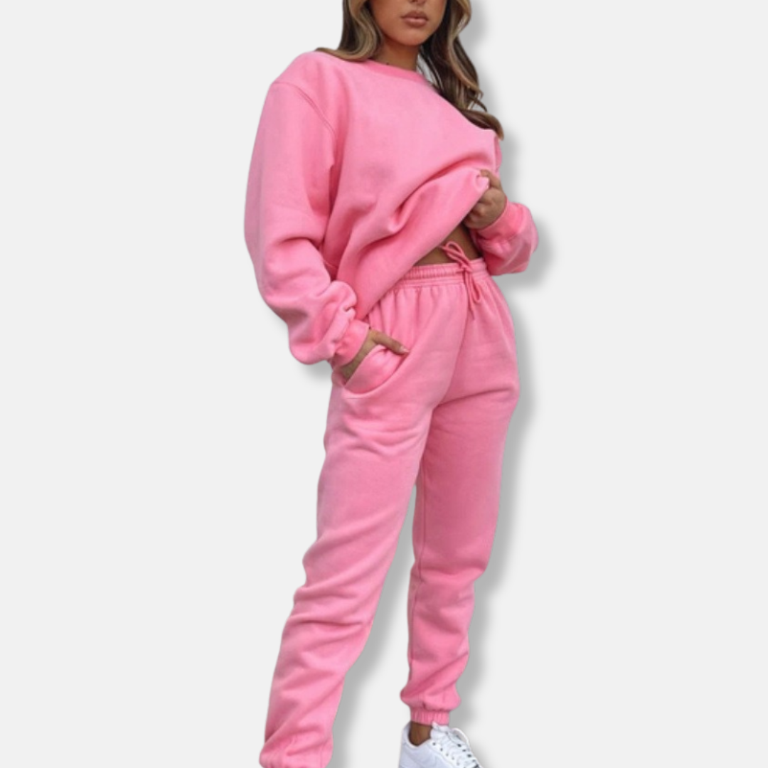 Cozy Women's Lounge Set - Soft Top and Bottoms