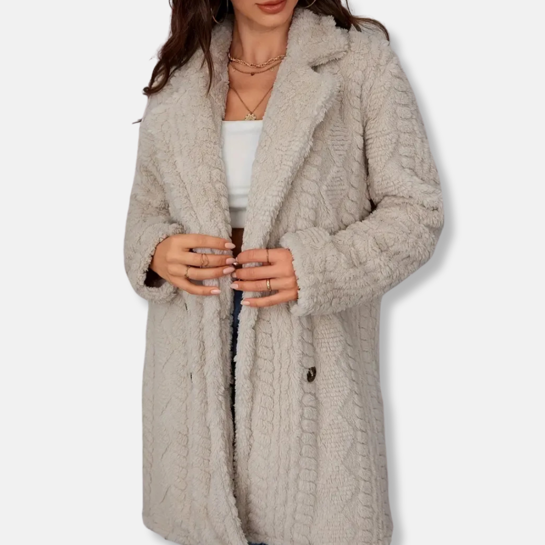 Soft Double Breasted Womens Winter Coat