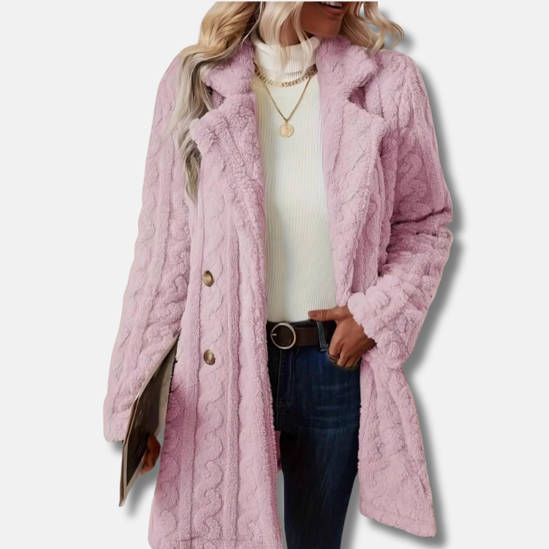 Soft Double Breasted Womens Winter Coat