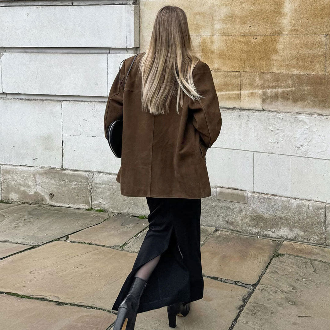 Comfortable Loose Fit Women's Blazer Jacket