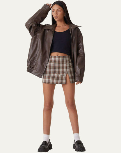 Ladies Oversized Notch Collar Jacket