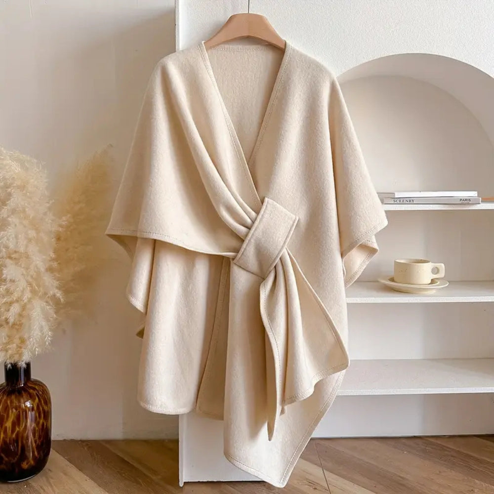 Women's Soft Oversized Poncho Wrap