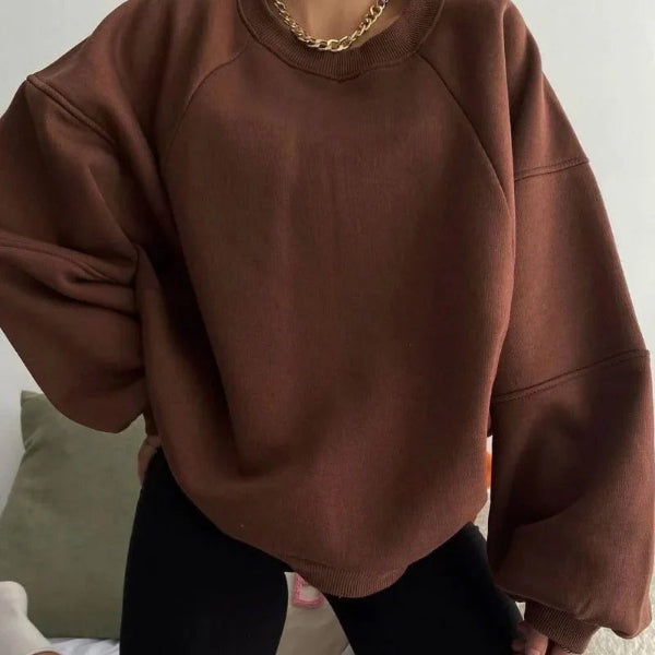 Comfy Oversized Knit Sweater for Women