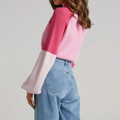 Comfy Women's Cropped Pullover Sweater