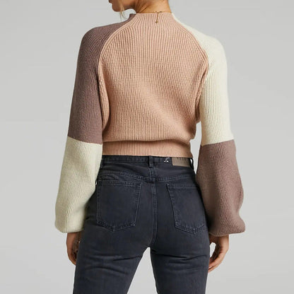 Comfy Women's Cropped Pullover Sweater