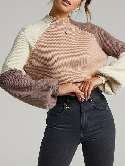 Comfy Women's Cropped Pullover Sweater
