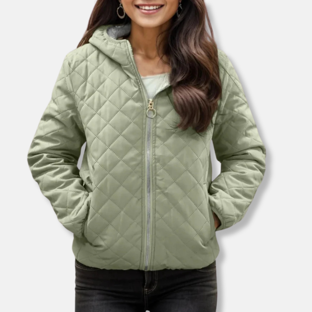 Women's Padded Parka Jacket Relaxed Fit Hooded