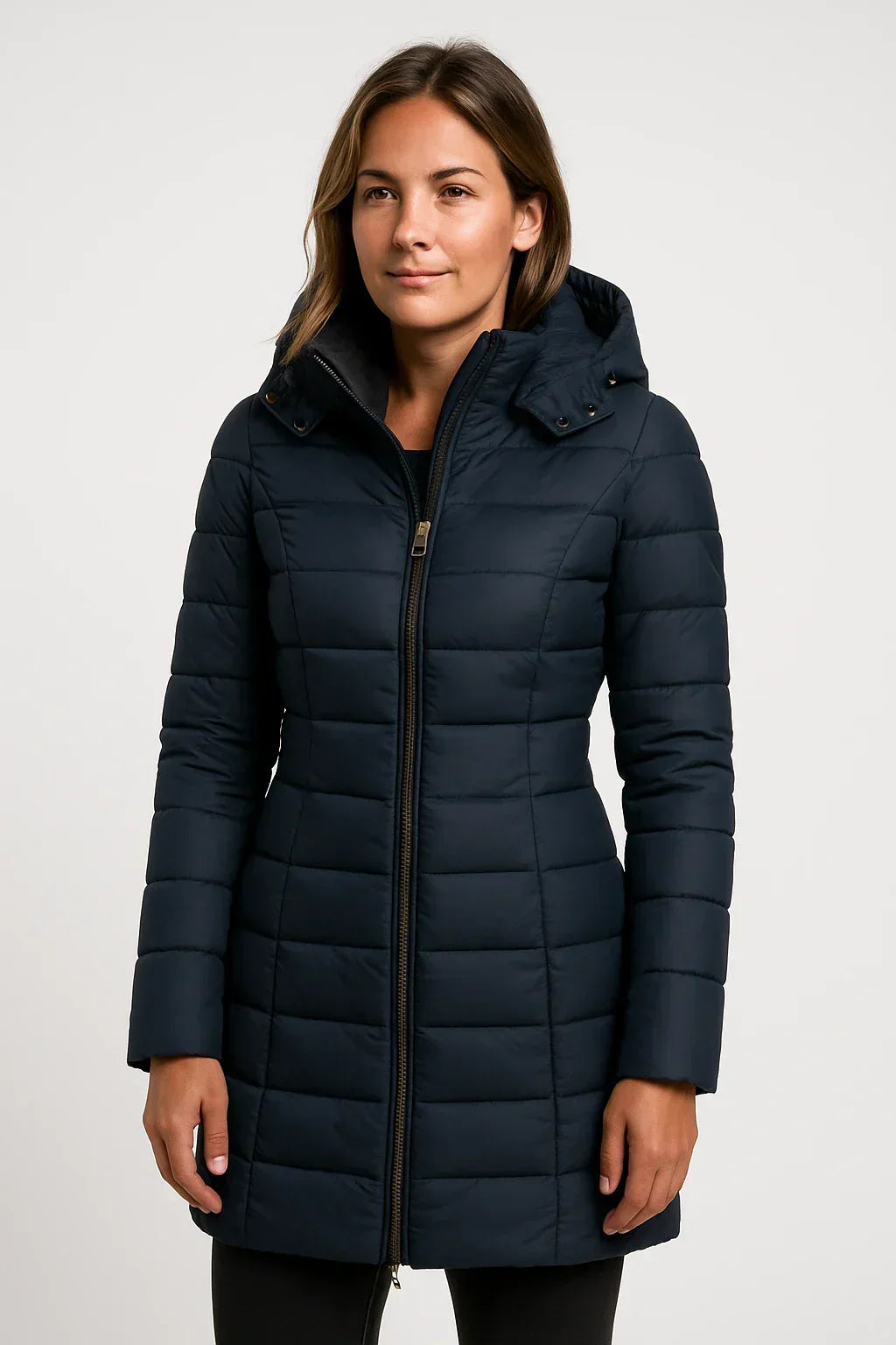 Warm Quilted Puffer Parka Jacket - OutfitLondon