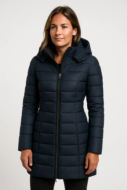 Warm Quilted Puffer Parka Jacket - OutfitLondon