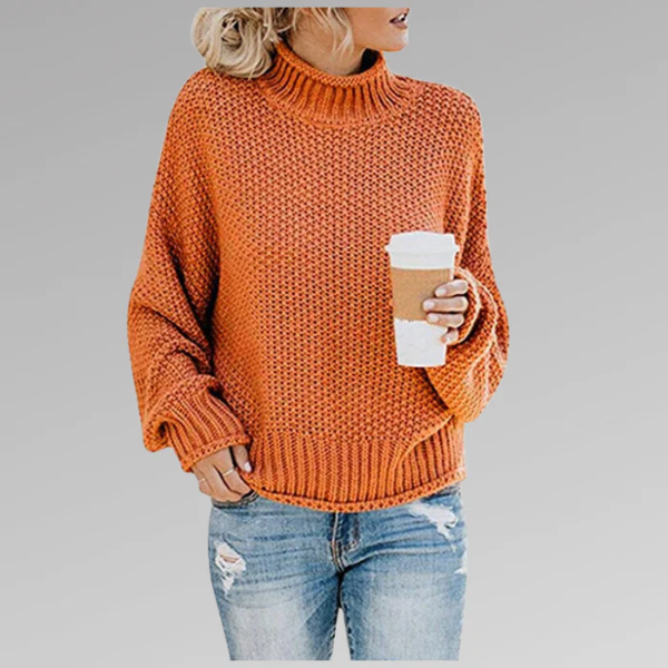 Comfy Oversized Crew Neck Winter Sweater
