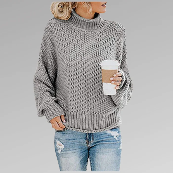 Comfy Oversized Crew Neck Winter Sweater