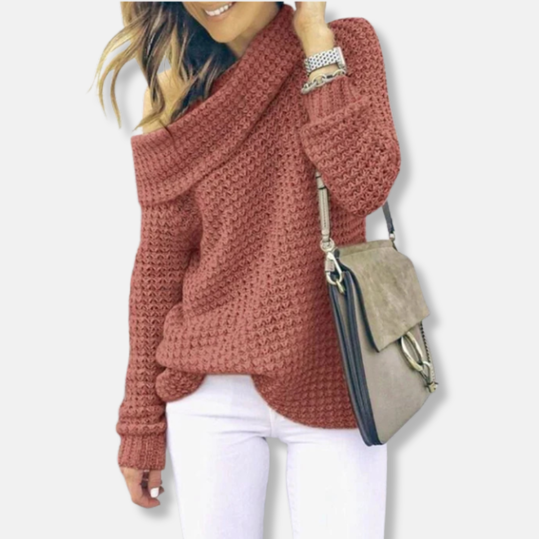 Women's Cozy Oversized Sweater Top
