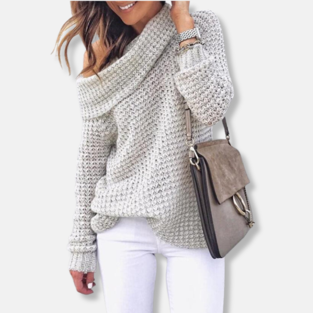 Women's Cozy Oversized Sweater Top