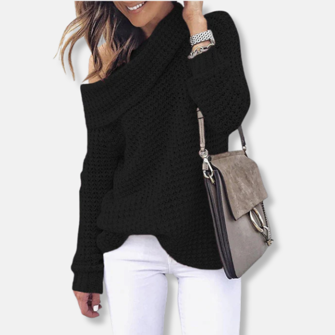 Women's Cozy Oversized Sweater Top