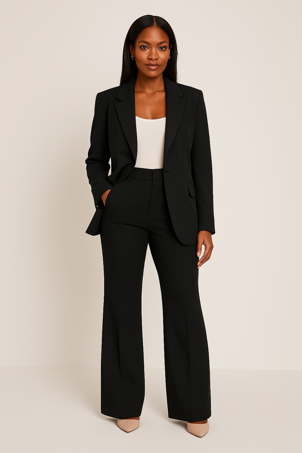 Timeless 2 Piece Women's Suit Jacket and Pants - OutfitLondon