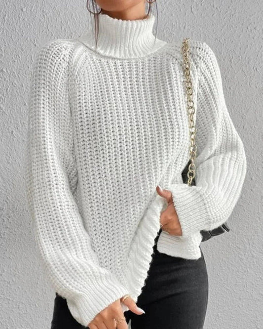 Casual Oversized Knit Sweater for Women - OutfitLondon