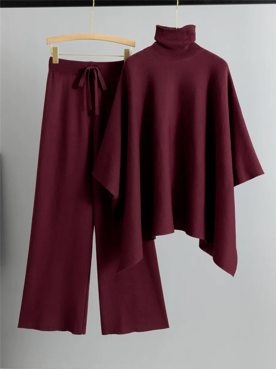 Cozy Women's 2-Piece Knit Sweat Suit