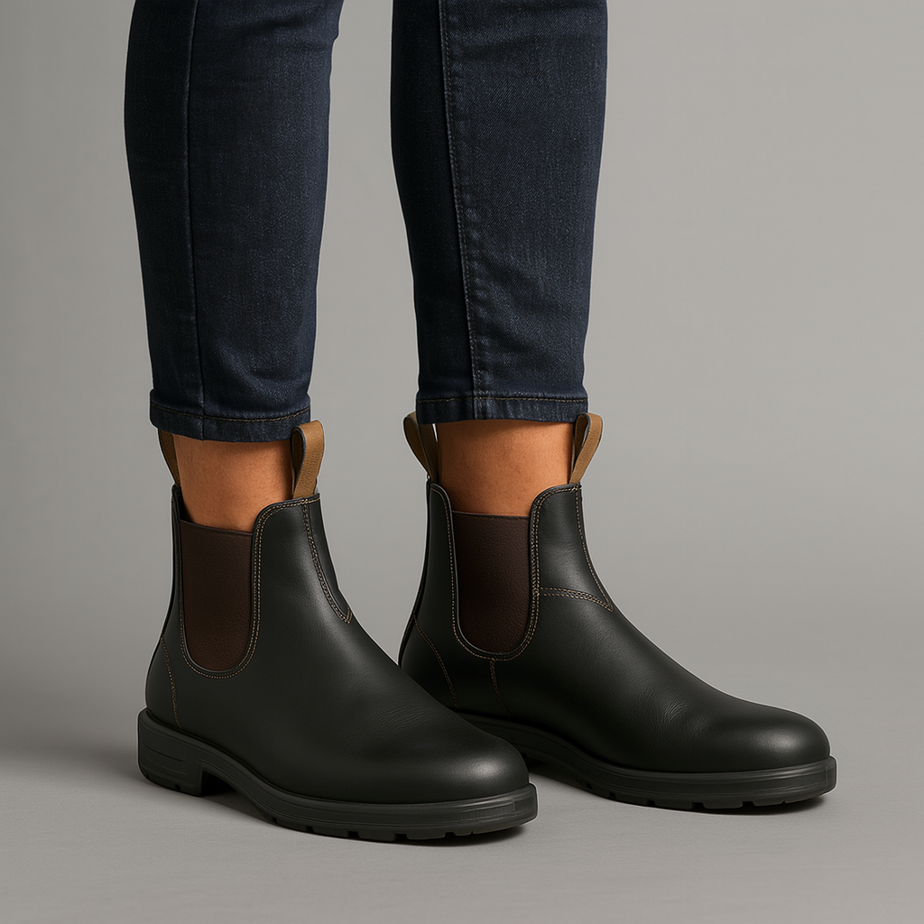 Comfortable Women's Rain Boots - Easy Slip On Shoes - OutfitLondon