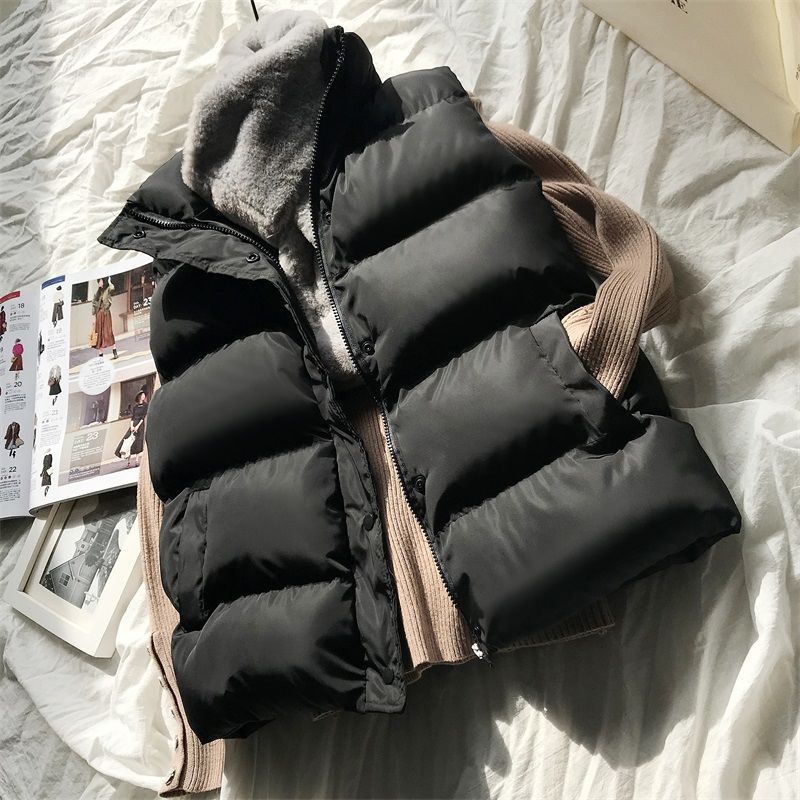Warm Women's Waterproof Puffer Vest Jacket