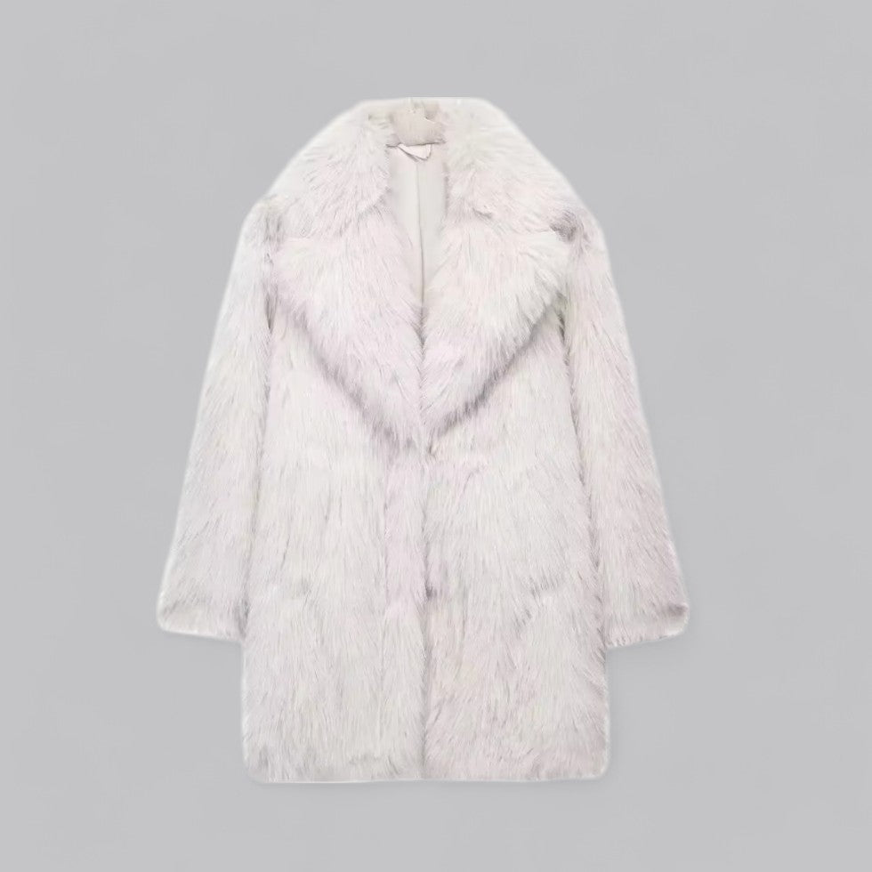 Luxury Fake Fur Winter Coat - OutfitLondon