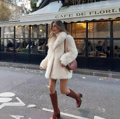 Luxury Fake Fur Winter Coat