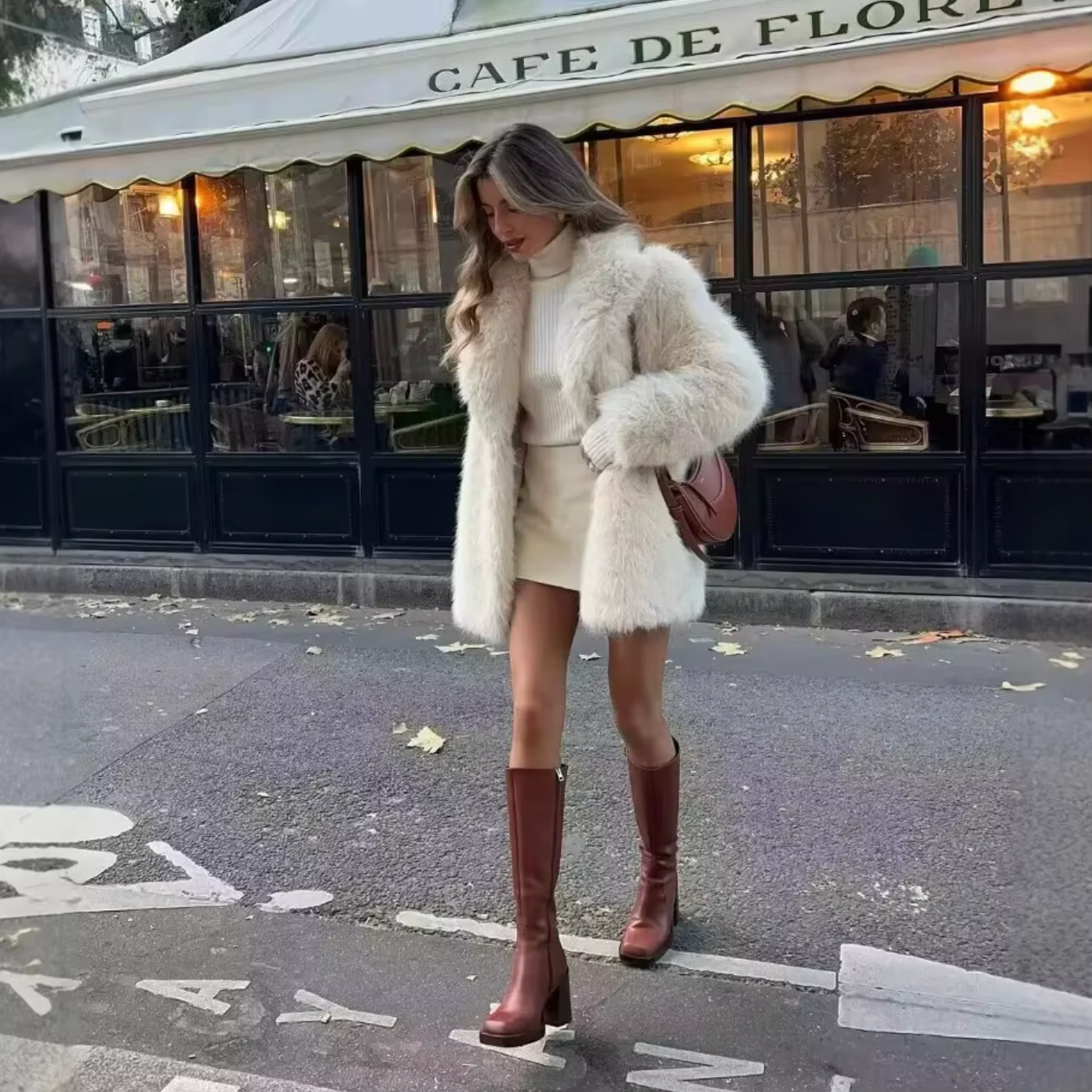 Luxury Fake Fur Winter Coat