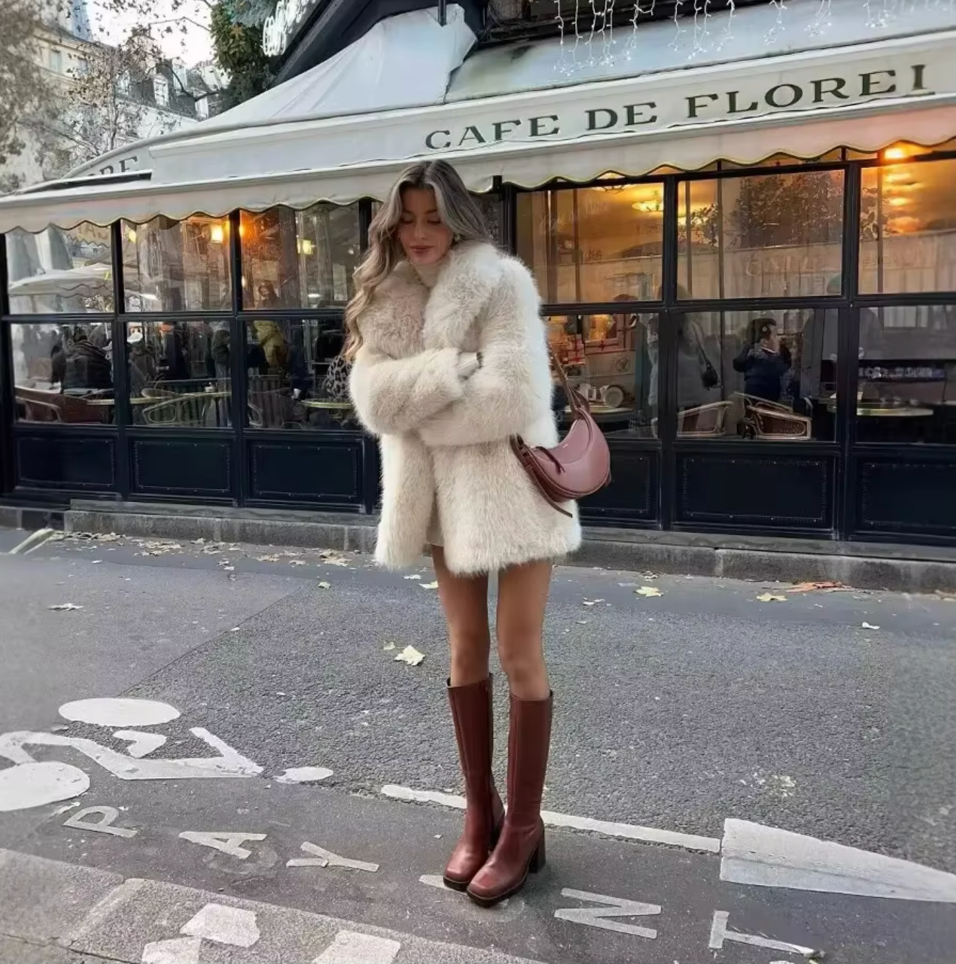 Luxury Fake Fur Winter Coat