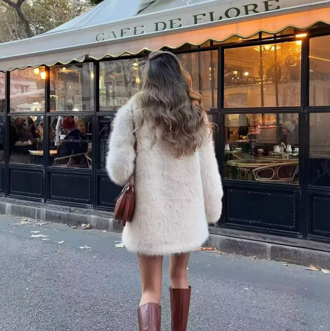 Luxury Fake Fur Winter Coat