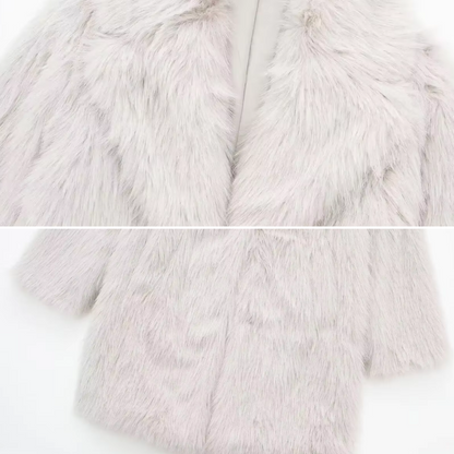 Luxury Fake Fur Winter Coat