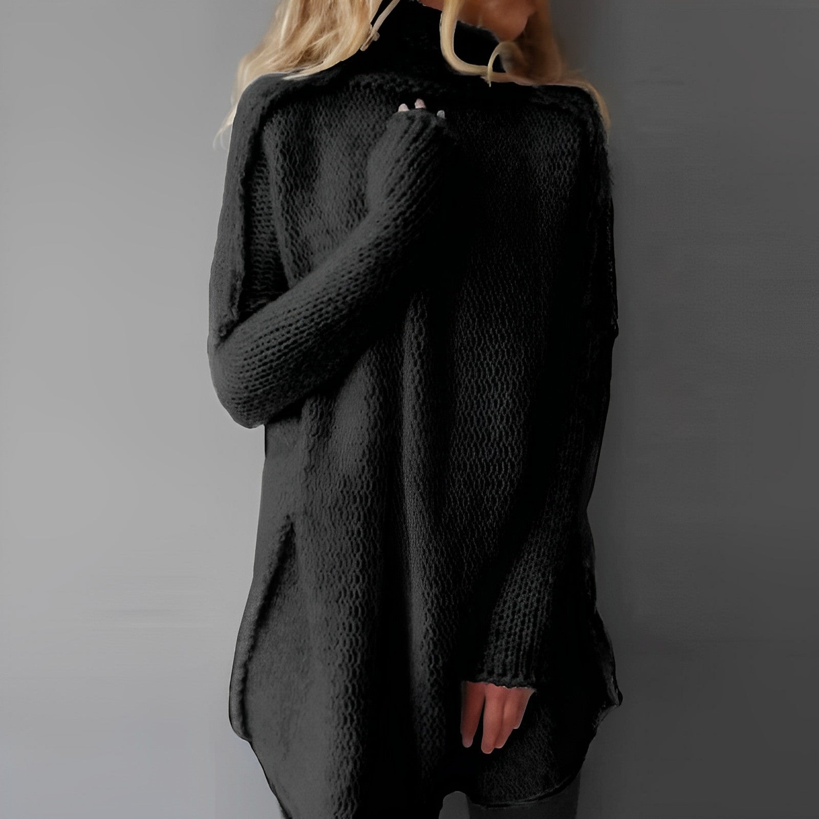 Cozy Oversized Women's Chunky Sweater - OutfitLondon