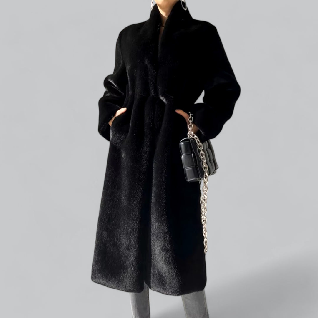 Luxurious Faux Fur Women's Winter Coat