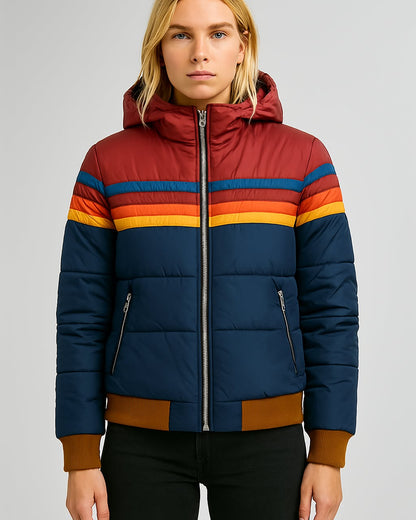 Warm Waterproof Puffer Coat for Women