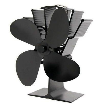 Efficient Wood Stove Heat Powered Metal Fan - OutfitLondon