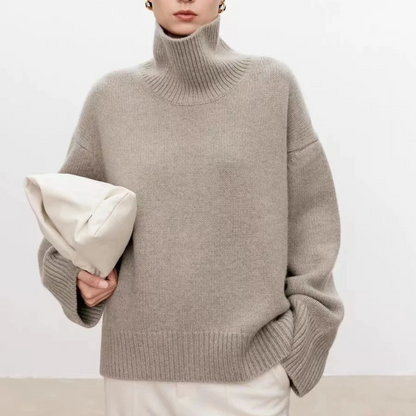 Soft Luxury Cashmere Turtleneck Sweater