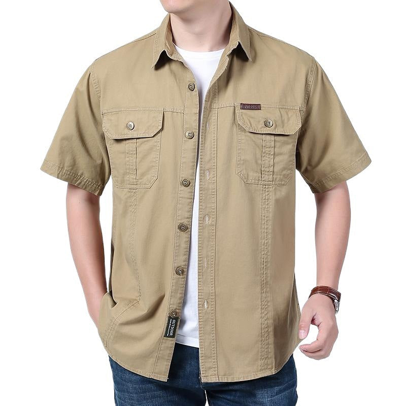 Comfortable Short Sleeve Casual Work Shirt