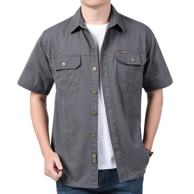 Comfortable Short Sleeve Casual Work Shirt