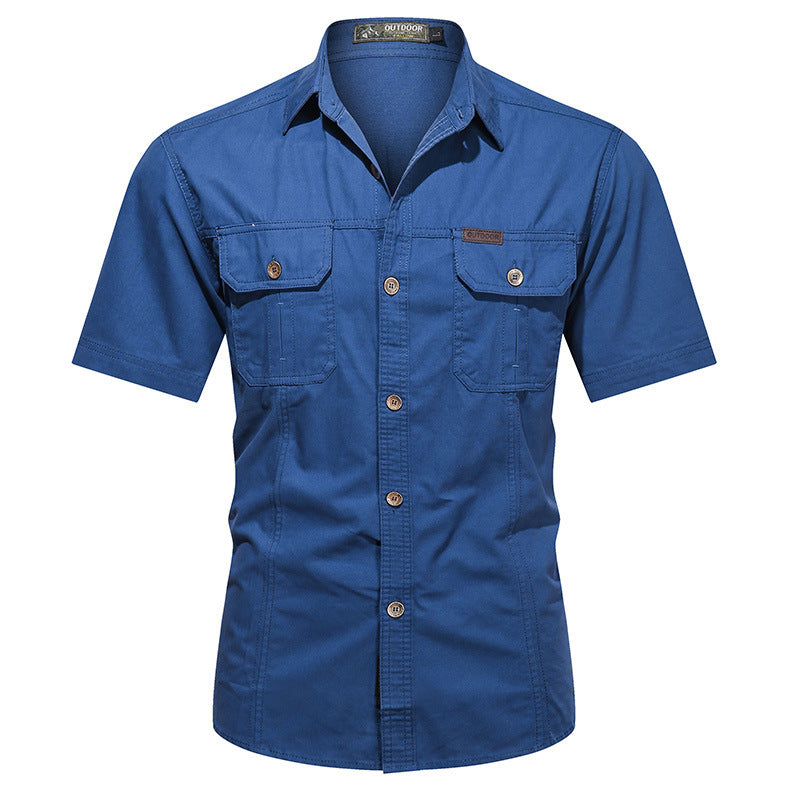 Comfortable Short Sleeve Casual Work Shirt