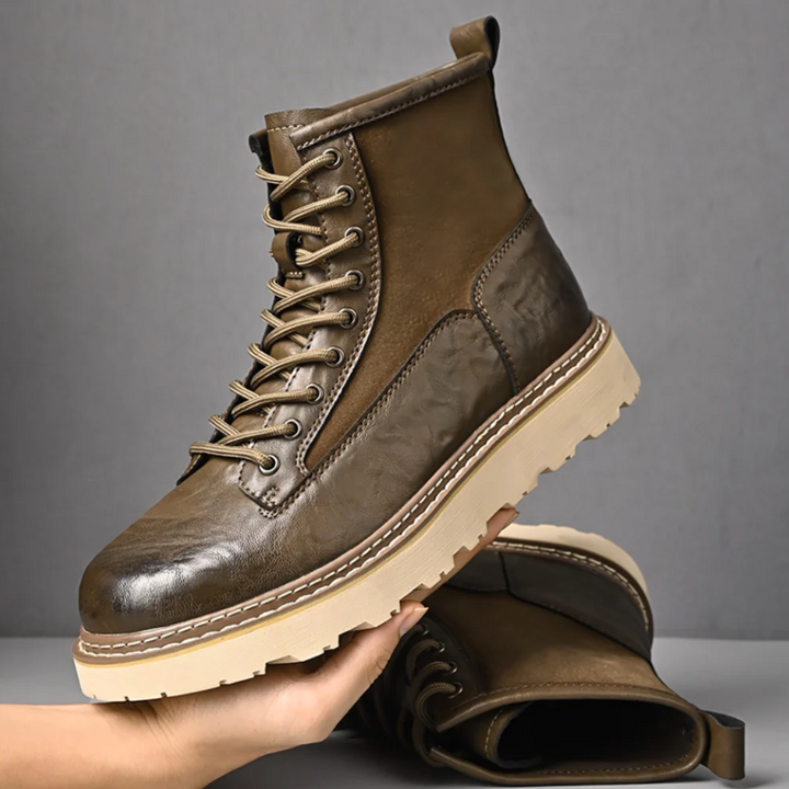 Premium Genuine Leather Men's Boots - OutfitLondon