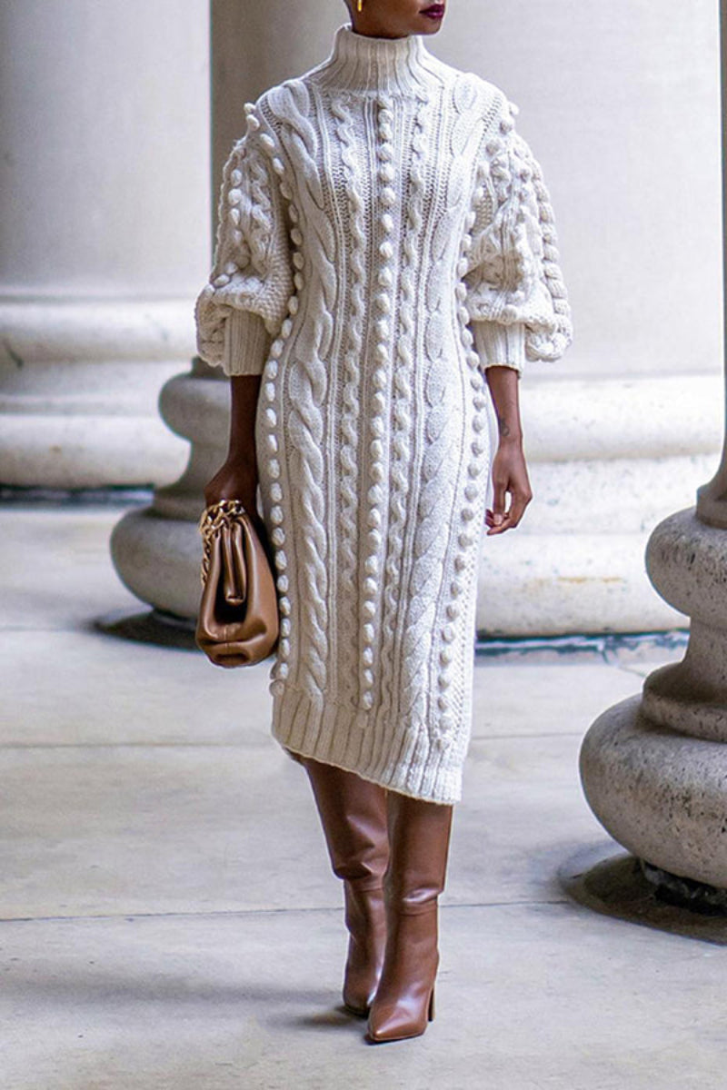 Loose Fit Comfy Summer Knit Dress - OutfitLondon
