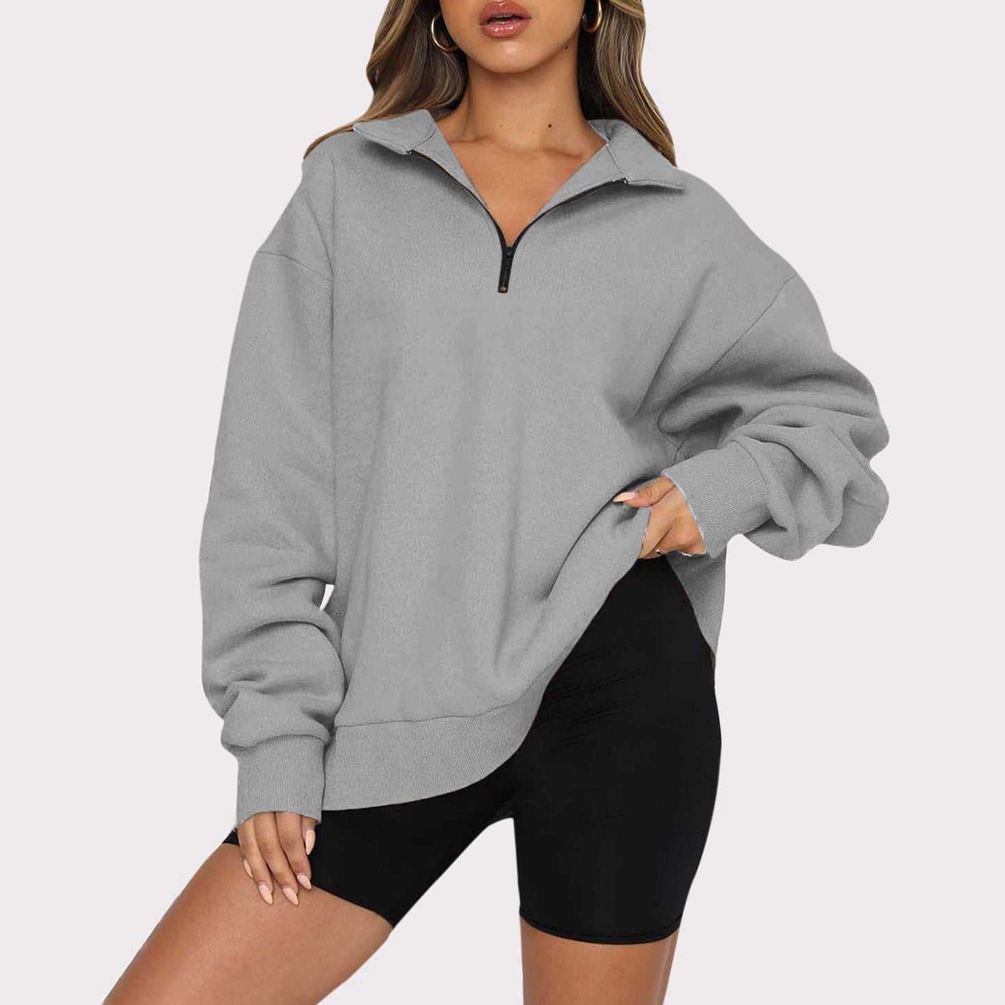 Cozy Fleece Lined Winter Sweatshirt