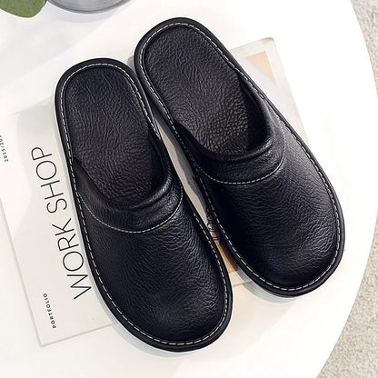 Men's Leather Slippers