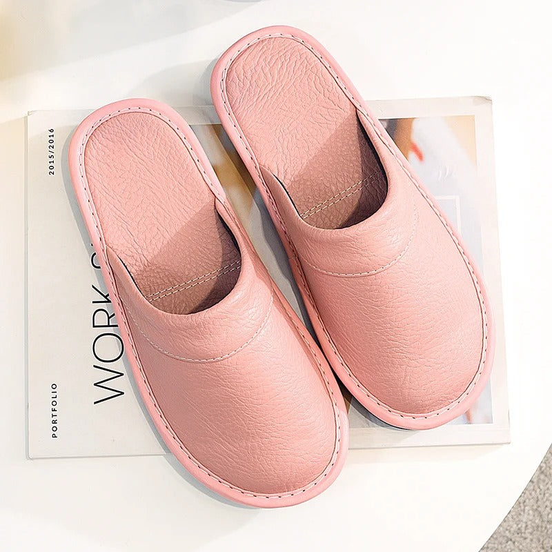Men's Leather Slippers