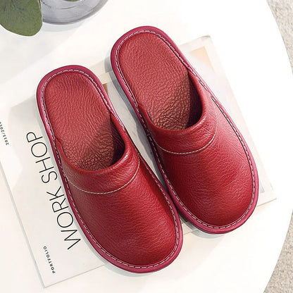 Men's Leather Slippers