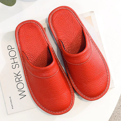 Men's Leather Slippers