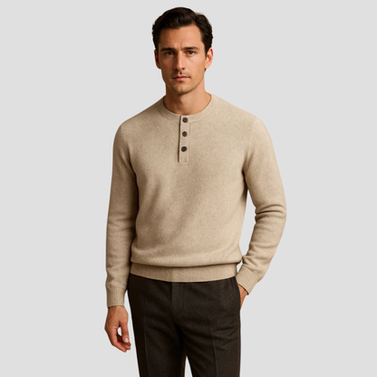 Casual Men's Crew Neck Knit Sweater