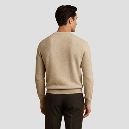 Casual Men's Crew Neck Knit Sweater