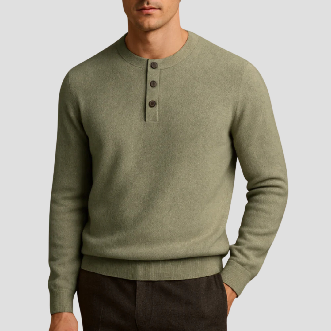 Casual Men's Crew Neck Knit Sweater